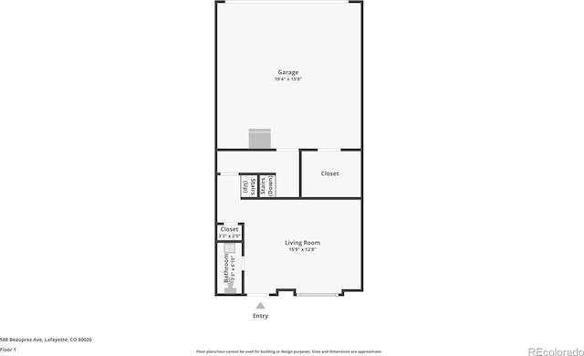 588 Beauprez Ave, Lafayette, CO 80026 - view of property floor plan