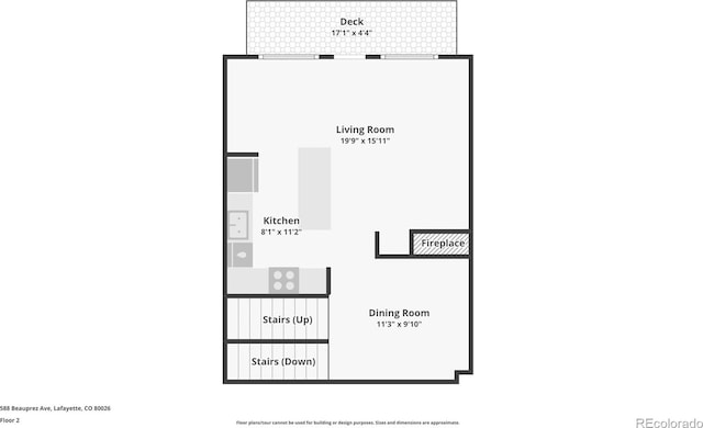 588 Beauprez Ave, Lafayette, CO 80026 - view of home floor plan