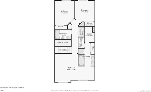 588 Beauprez Ave, Lafayette, CO 80026 - view of home floor plan