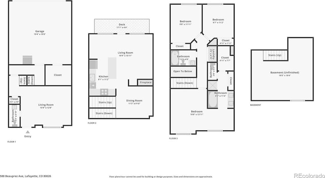 588 Beauprez Ave, Lafayette, CO 80026 - view of home floor plan