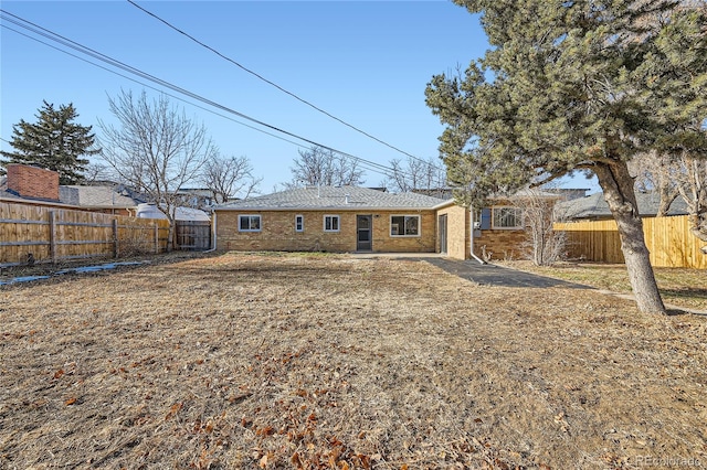 view of rear view of property