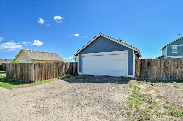 2791 Quarterland St, Strasburg, CO 80136 - view of detached garage