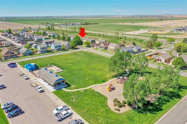 2791 Quarterland St, Strasburg, CO 80136 - aerial view of property's location featuring nearby suburban area