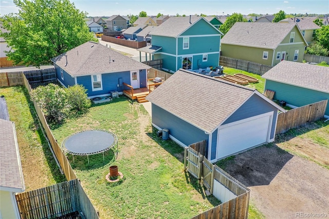 2791 Quarterland St, Strasburg, CO 80136 - aerial perspective of suburban area