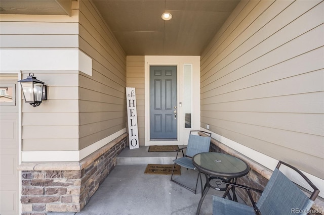 view of entrance to property