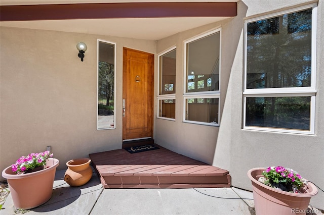 view of entrance to property