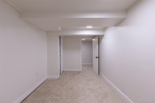 2120 S Ouray St, Aurora, CO 80013 - corridor with light carpet and baseboards