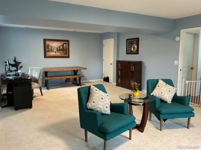 4041 Trout Creed Rd, Woodland Park, CO 80863 - living area with carpet flooring