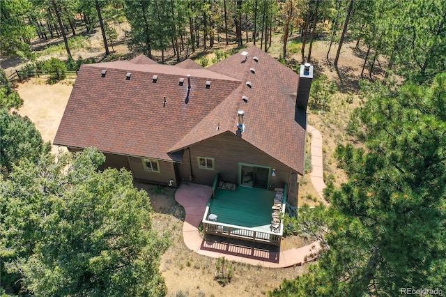 4041 Trout Creed Rd, Woodland Park, CO 80863 - aerial view of property and surrounding area
