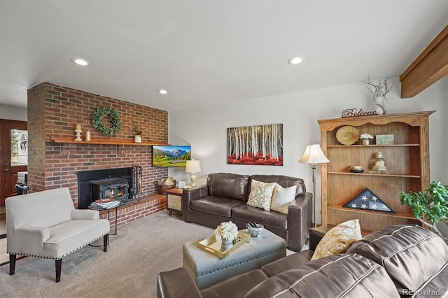 1233 Starling Ln, Elizabeth, CO 80107 - carpeted living room with recessed lighting