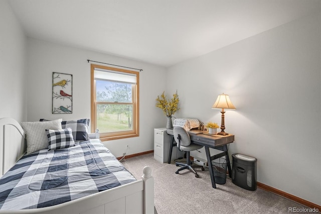 1233 Starling Ln, Elizabeth, CO 80107 - bedroom with light colored carpet and a desk