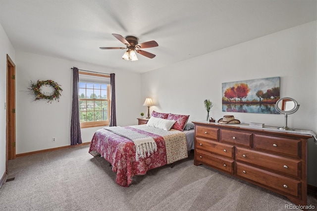 1233 Starling Ln, Elizabeth, CO 80107 - bedroom featuring carpet and ceiling fan