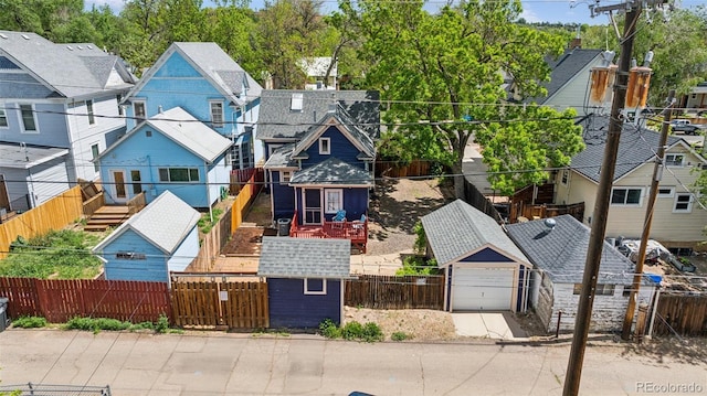 2119 W Pikes Peak Ave, Colorado Springs, CO 80904 - aerial view of residential area