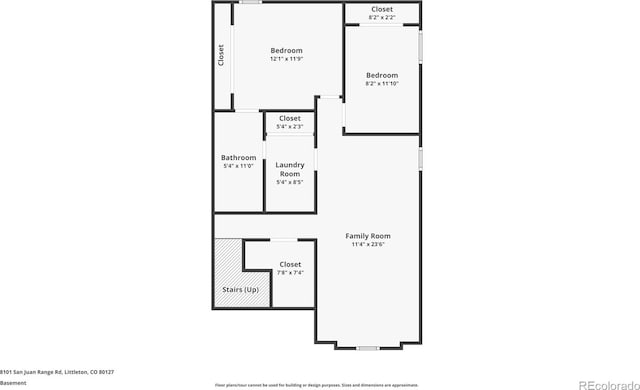 8101 S San Juan Range Rd, Littleton, CO 80127 - floor plan / room layout