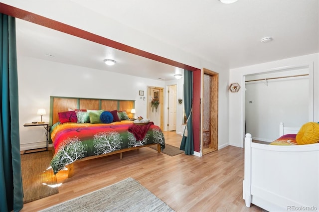 32392 Lodgepole Dr, Evergreen, CO 80439 - bedroom with wood finished floors