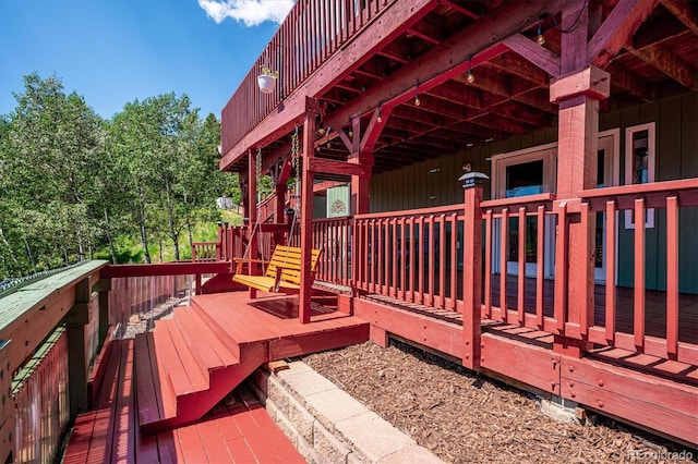32392 Lodgepole Dr, Evergreen, CO 80439 - view of deck