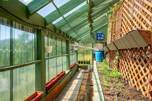 32392 Lodgepole Dr, Evergreen, CO 80439 - unfurnished sunroom with lofted ceiling