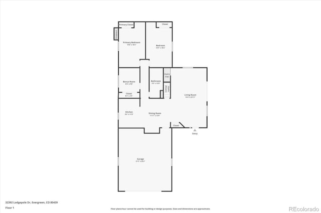 32392 Lodgepole Dr, Evergreen, CO 80439 - view of property floor plan