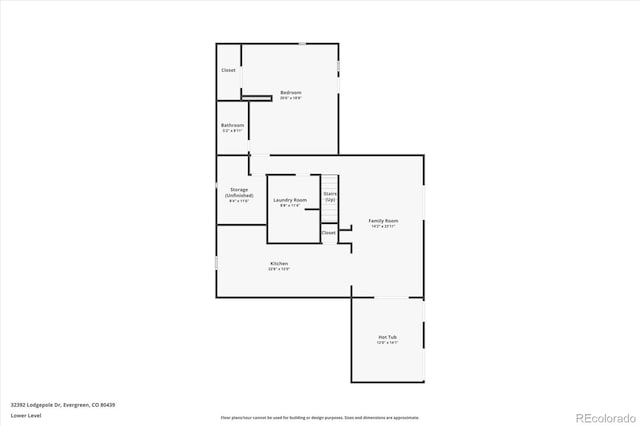 32392 Lodgepole Dr, Evergreen, CO 80439 - view of home floor plan