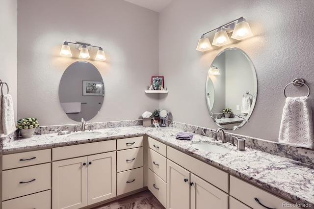 15855 Wild Horse Dr, Broomfield, CO 80023 - full bathroom with double vanity and a sink