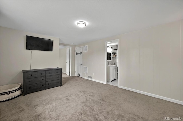 196 Jersey, Colorado Springs, CO 80911 - unfurnished bedroom featuring carpet flooring, baseboards, and ensuite bathroom