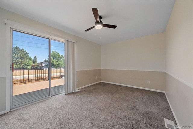 1923 S Newark Way, Aurora, CO 80014 - carpeted empty room with ceiling fan and baseboards