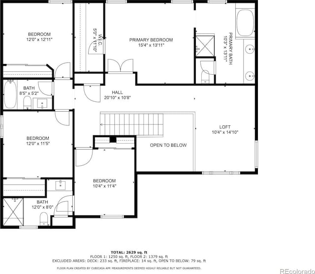 21580 Longs Peak Ln, Parker, CO 80138 - floor plan / room layout