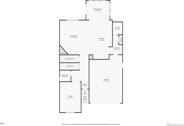 607 Azalea St, Brighton, CO 80601 - view of room layout