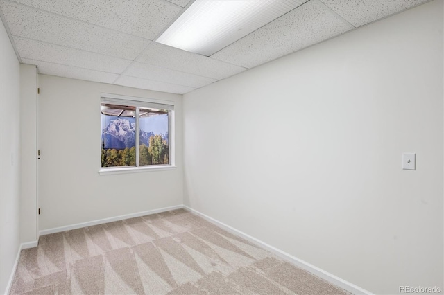 11237 W Ford Dr, Lakewood, CO 80226 - spare room with a drop ceiling and light colored carpet