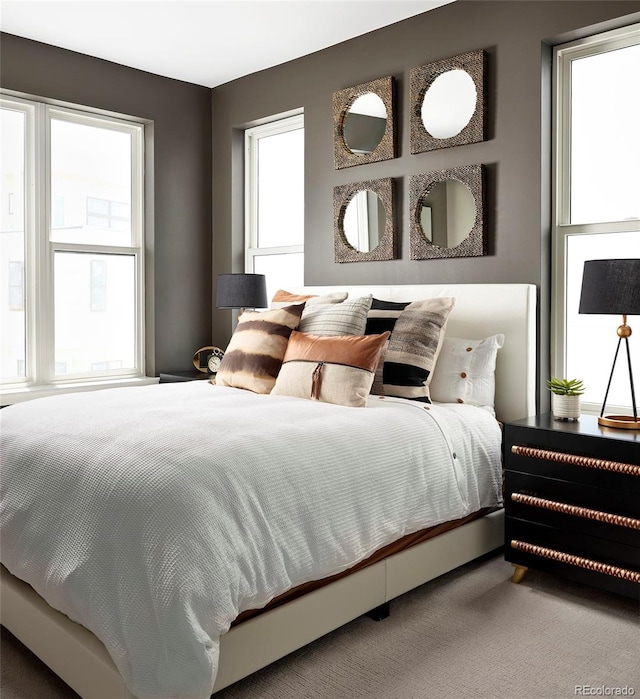 bedroom featuring carpet floors