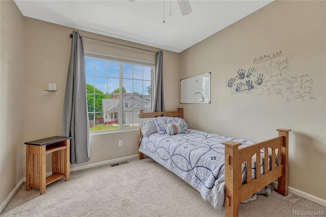 21789 Farmingdale Way, Parker, CO 80138 - bedroom featuring light carpet and ceiling fan