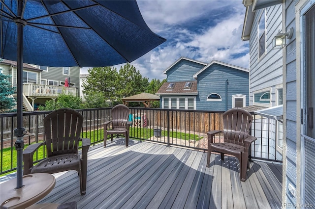 21789 Farmingdale Way, Parker, CO 80138 - view of wooden terrace