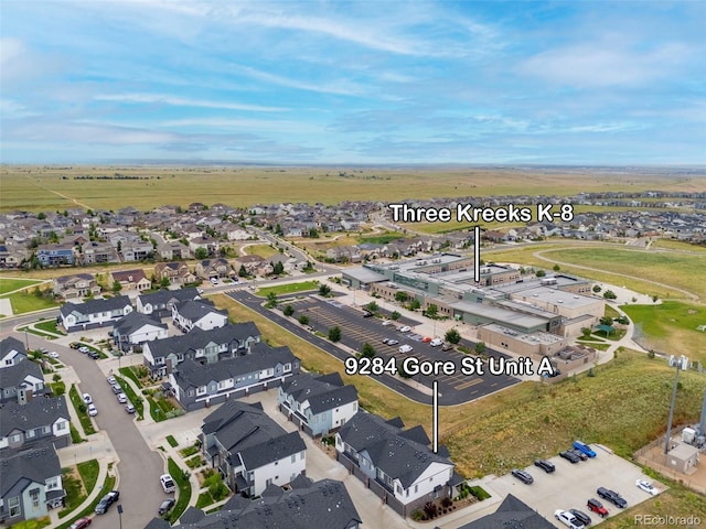 9284 Gore St Unit A, Arvada, CO 80007 - aerial view of property's location with nearby suburban area