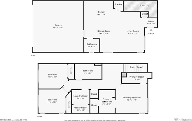 9284 Gore St Unit A, Arvada, CO 80007 - view of room layout