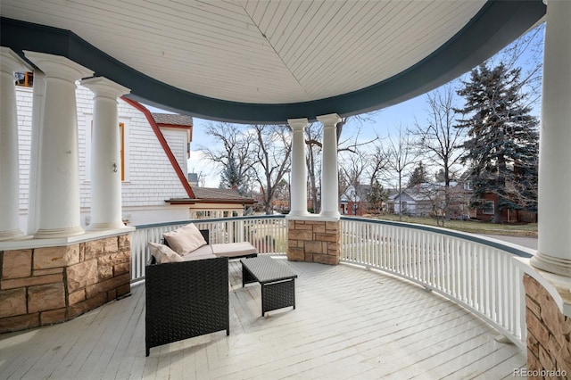 613 Pine St, Boulder, CO 80302 - deck featuring a porch