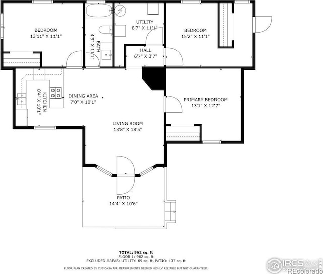 613 Pine St, Boulder, CO 80302 - floor plan