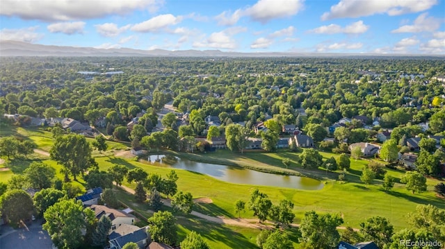 1460 Front Nine Dr Unit A, Fort Collins, CO 80525 - aerial perspective of suburban area with a water and mountain view and a local golf course