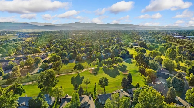 1460 Front Nine Dr Unit A, Fort Collins, CO 80525 - aerial view of residential area with a mountain backdrop