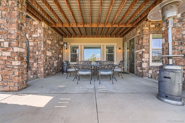 view of patio / terrace with outdoor dining space
