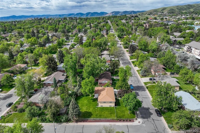 12162 W Dakota Dr, Lakewood, CO 80228 - aerial perspective of suburban area featuring a mountainous background