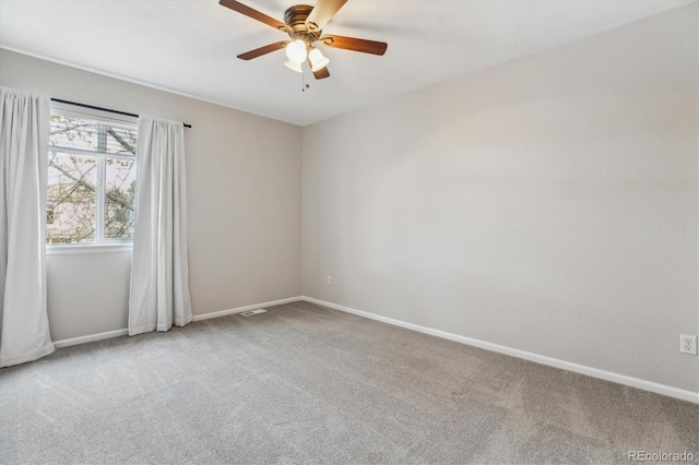 4526 Lyndenwood Pt, Highlands Ranch, CO 80130 - empty room with carpet, a ceiling fan, and baseboards