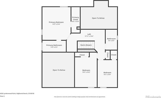 4526 Lyndenwood Pt, Highlands Ranch, CO 80130 - property floor plan