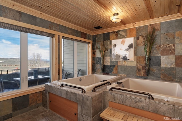 96 Mountain Side Dr Unit B61, Granby, CO 80446 - full bath with a bath and wood ceiling