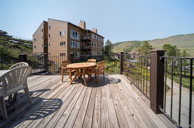 96 Mountain Side Dr Unit B61, Granby, CO 80446 - deck featuring outdoor dining area