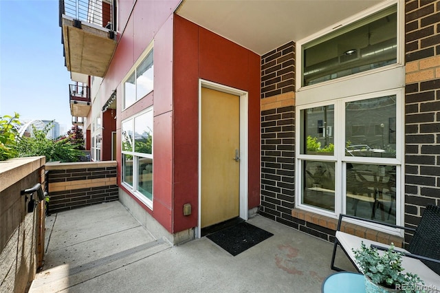 2518 16th St, Denver, CO 80211 - doorway to property featuring brick siding