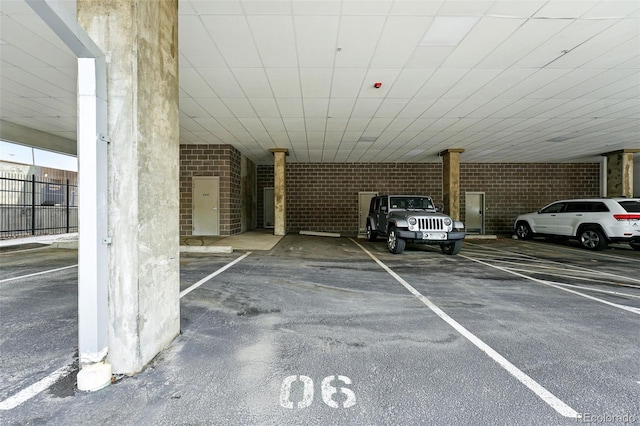 2518 16th St, Denver, CO 80211 - view of parking with a parking garage