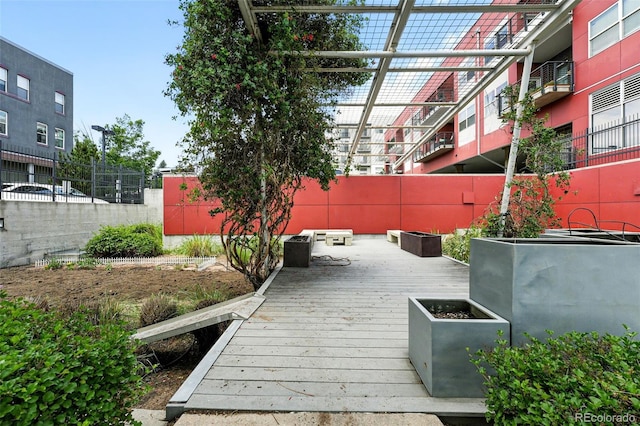 2518 16th St, Denver, CO 80211 - view of wooden terrace
