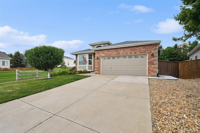 11847 Trail View Ln, Parker, CO 80134 - view of front of house featuring brick siding, concrete driveway, an attached garage, and a shingled roof