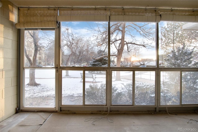 interior space featuring plenty of natural light