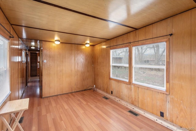8005 W US Highway 50, Salida, CO 81201 - empty room with wood finished floors and wood walls